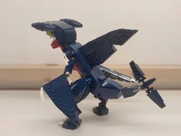 Flying hammer-head shark