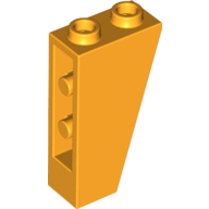 Lego Brick Sloped Inverted 75° 2 x 1 x 3 / Bright Light Orange