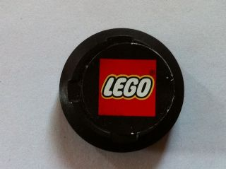 Lego Sports Hockey Puck, Large with LEGO Logo Pattern (Sticker) - Sets 3540 / 3541 / 3542 / 3543 / 3544 / 3545