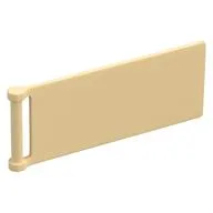 Flag 7 x 3 with Rod / Tan