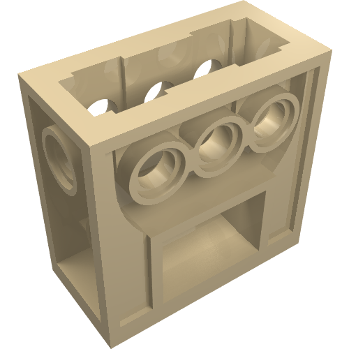 Lego Technic Gearbox 2 x 4 x 3 1/3 / Tan