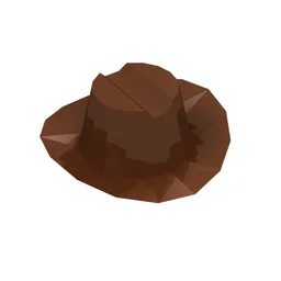Hat Cowboy / Reddish Brown