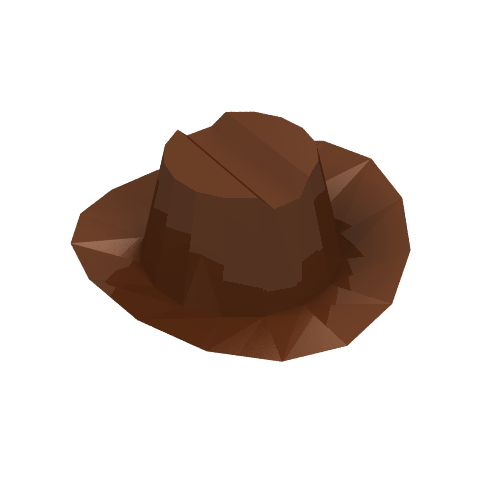 Lego Hat Cowboy / Reddish Brown