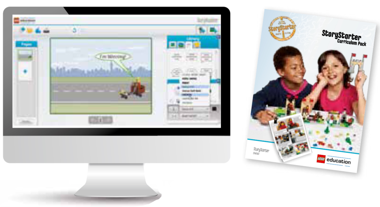 Lego StoryStarter Curriculum Pack and StoryVisualizer Software