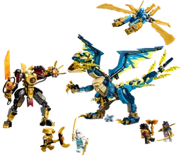 Elemental Dragon vs. The Empress Mech