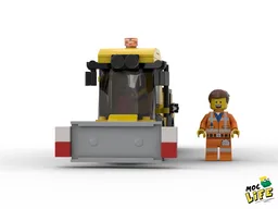 Trackless MT7 sidewalk snowplow