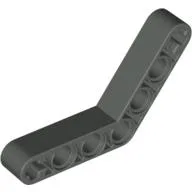 Technic Beam 1 x 7 Bent (4 - 4) Thick / Dark Gray