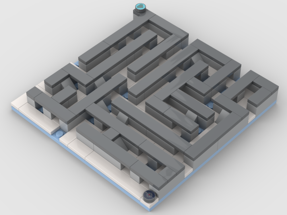 Lego 2 Level Maze, 16x16.