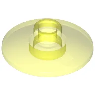 Dish 2 x 2 Inverted [Radar] / Trans-Neon Green