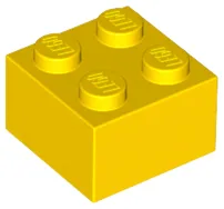 Brick 2 x 2 / Yellow