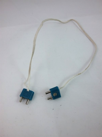 Lego Electric, Wire 12V / 4.5V with 2 Leads, 41 Studs Long with 2 Blue Electric, Connector, 2-Way Male Rounded Narrow Type 1 with Cross-Cut Pins