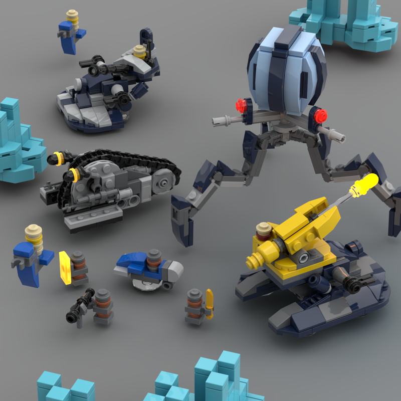 Lego Droid Ground Assault - 1:144 Scale