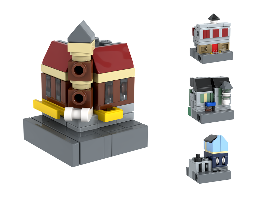 Lego Micro Modular Buildings part 1