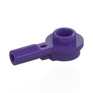 Lego Plate Special Round 1 x 1 with Hollow Stud and Horizontal Bar 1L / Dark Purple