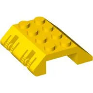 Slope 45° 4 x 4 Double with Locking Hinge / Yellow