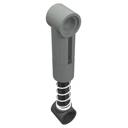 Technic Shock Absorber 6.5L with Soft Spring, Standard Coil [Complete Assembly] / Light Gray