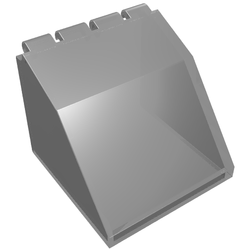 Lego Windscreen 4 x 4 x 3 Canopy / Trans-Brown