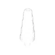 Creature Body Part, Horn (Unicorn) with Small Pin / Opal Trans-Clear