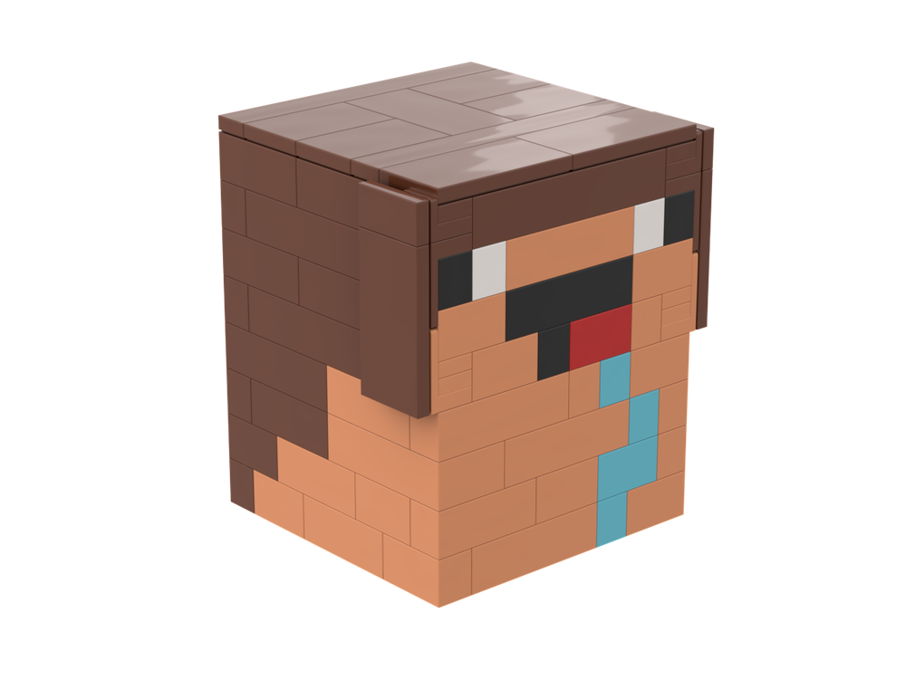 Lego Minecraft - Steve Noob Head