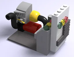 Modular living container -> power generator container