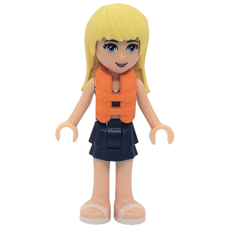 Lego Stephanie - Dark Purple/Medium Blue Bikini, Dark Blue Skirt