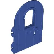 Door 1 x 4 x 6 Round Top with Window and Keyhole, Non Reinforced Edge / Violet