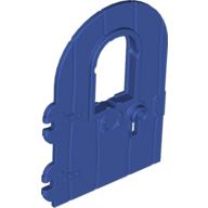 Lego Door 1 x 4 x 6 Round Top with Window and Keyhole, Non Reinforced Edge / Violet