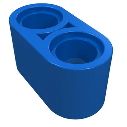 Technic Beam 1 x 2 Thick / Blue