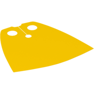 Lego Neckwear Cape, Standard [Shiny Spongy Stretchable Fabric] / Yellow