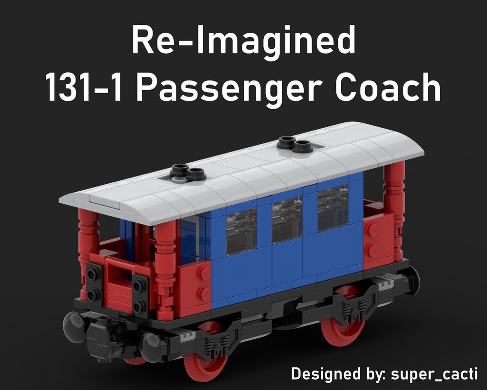 Lego Re-Imagined 131-1 Passenger Coach