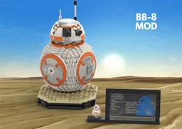 BB 8 set 75452 MOD - New Body + Base