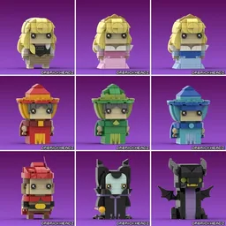Sleeping Beauty Brickheadz Bundle