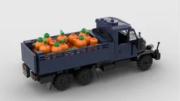 Praga V3S Flatbed - Pumpkin harvest