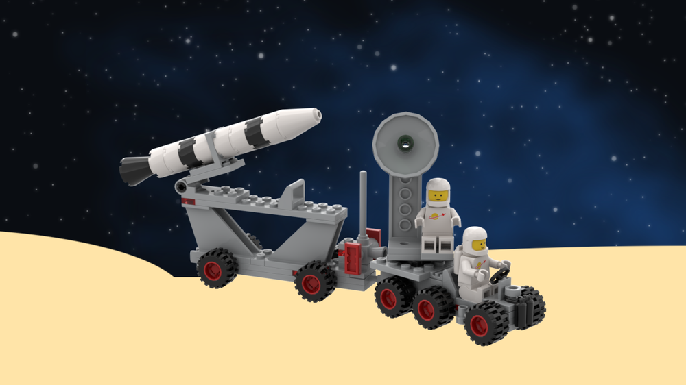 Lego Classic Space Reimagined: Mobile Rocket Launcher 897
