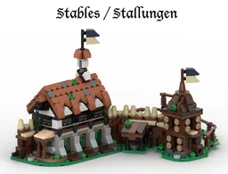 Stables - Courtyard Expansion for Mini Blaustein Castle
