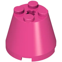 Cone 3 x 3 x 2 / Dark Pink