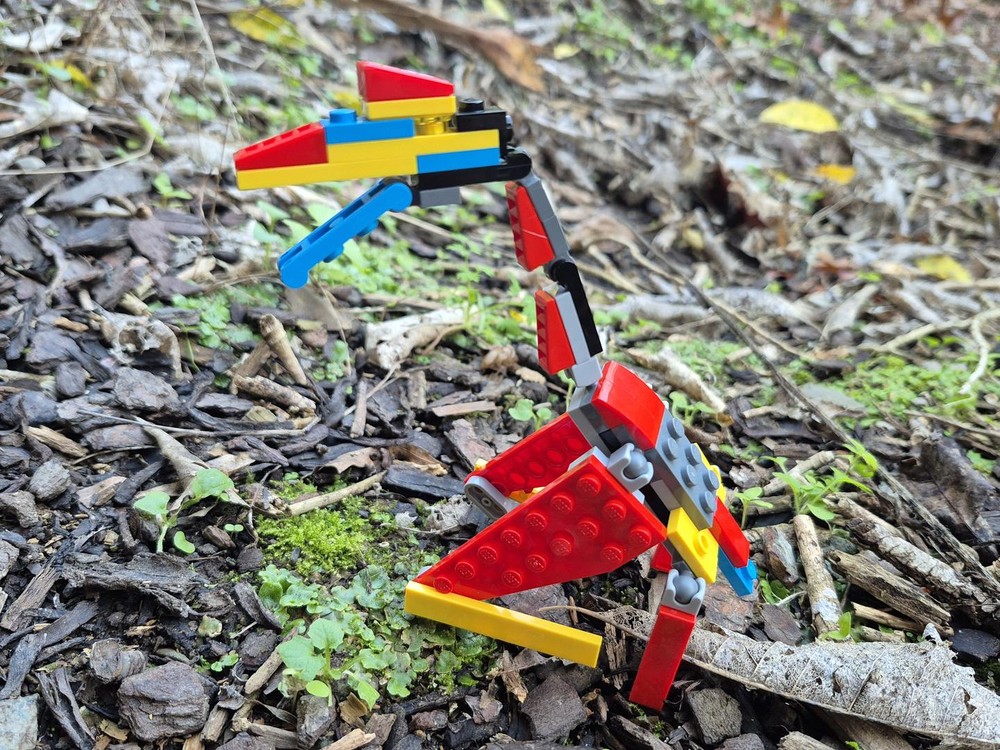 Lego Quetzalcoatlus Northropi (Minifigure scale)