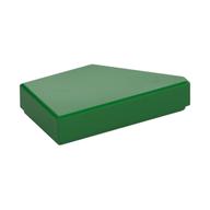 Lego Tile 1 x 2 with Stud Notch Left / Green