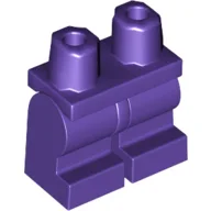 Hips and Dark Purple Medium Legs [Complete Assembly] / Dark Purple