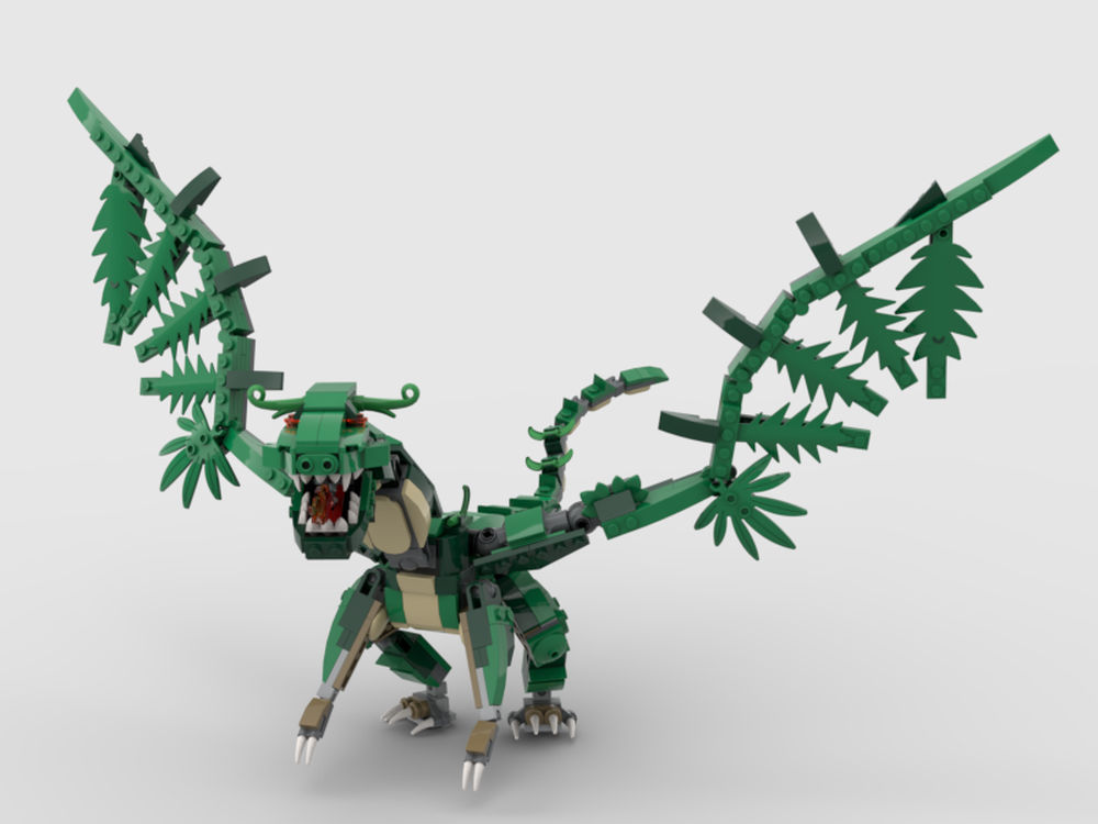 Lego Green dragon