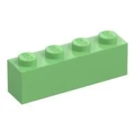 Brick 1 x 4 / Medium Green