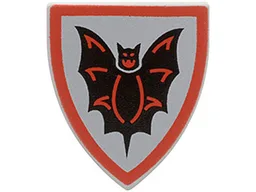 Shield Triangular with Batlord Print