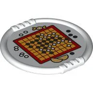 Duplo Disk with Board Game GO Print