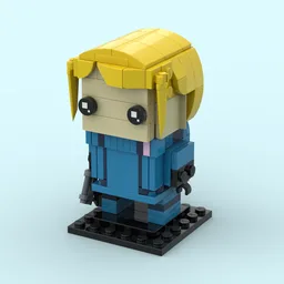 Samus Brickheadz - Zero Suit Revised