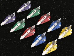 Delta-7 & Delta-7B Aethersprite-class Light Interceptor Stock Paint Jobs