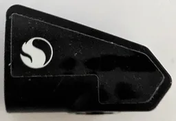 Technic, Panel Fairing # 7 Very Small Smooth Short, Side A with White Snapdragon Logo Pattern (Sticker) - Set 42165