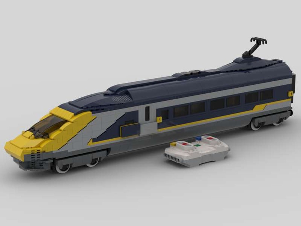 Lego Class 374 "EuroStar" Locomotive with twin PU motors