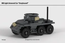 M8 Greyhound ww2 scout vehicule