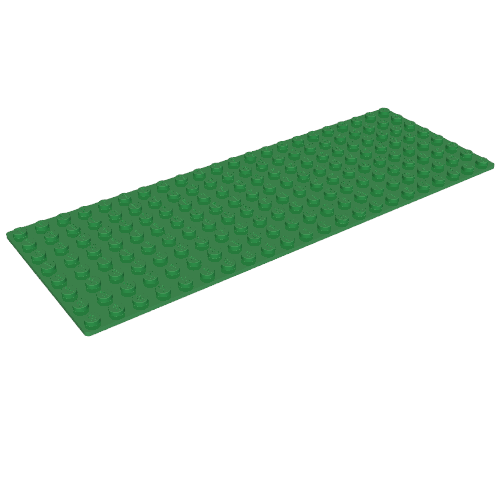 Lego Baseplate 8 x 22 / Green