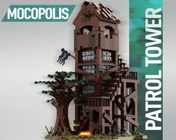 LEGO MOC Medieval Patrol Tower